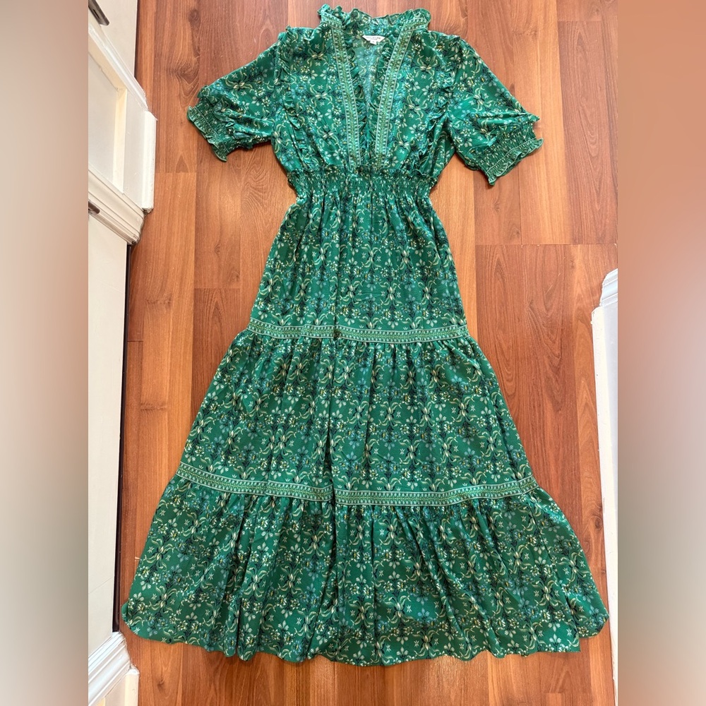 Max Studio Green Maxi Dress Sz. M